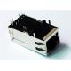 0826-1X1T-AC-F PSE Rj45 Gigabit Ethernet Socket IEEE802.3at With LED Indicators