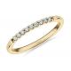 0.44ct Stackable Diamond Rings Yellow Gold 1.8mm Fishtail Setting Type