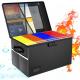 Night Reflective Strip Fireproof File Box Silicone Coated Fiberglass With Lock Security