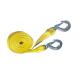 Yellow Lifting Tools Emergency Strap Trailer Belt And Heavy Duty Double-deck Tow Cable