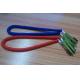 Hot sales non-slip design blue red napkin dental holders w/metal thin alligator clips 2pcs