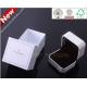 High end white custom box for jewelry wholesale with velvet insert ex factory price!!!