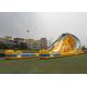 12m high 3 lanes giant inflatable hippo water slide for adults and kids outdoor inflatable water park fun