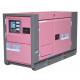 15kw-32kw Pink Grey Diesel Generator Sets  Canopy Generator Set for Outdoor Events 1 Year Warranty