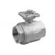 Stainless Steel Ball Valve , 316 stainless steel ball valve 1000 PSI with