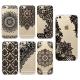 Soft Rubber Designer Cell Phone Cases For Iphone 6s Lace Flower Mandala