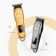 LCD Display Cordless Grooming Clippers , Antirust Zero Gap Hair Clippers