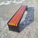 Eco Forest Bamboo Park Bench Customized Size E0 Formaldehyde Standard