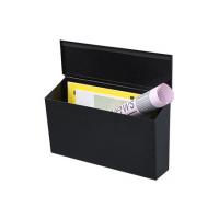 Custom Wall Mounted Black Steel Mailbox for Wall Mounted Letter box