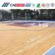 Outdoor Uv Resistant Wooden Texture Basketball Court Flooring With Iaaf