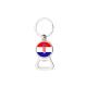 Custom cheap promotion gift personalized national holiday color printed country flag logo bottle opener key ring,