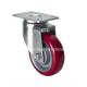 Application and Customization Red Edl Medium 4 150kg Plate Swivel TPU Caster 5014-86