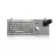 Flat Desktop Stainless Steel Keyboard Compact Format IP68 Dynamic Vandal Proof