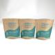 Eco Friendly Shampoo Liquid Packaging Pouch Stand Up Zipper Bags Kraft Paper