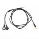 30cm ECG Medical Cables 2 Lead 4.0mm Electrode Snaps To RP SMA Female Right Angle