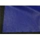 Waterproof Skirt Garment Leather Fabric 0.35 Mm Blue Color Hydrolysis Resistance