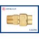 DOUBLE LIN BS2779 Thread 1/2 Male Brass Connector