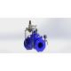 Pilot Controlled Flow Restrictor Valve Stainless Steel 304 Control Pipe