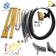 Excavator Attachment Piping Kit Hydraulic Hose Kit Pipeline For R150-9 LG906 SY55/60H