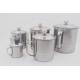 6pcs 14cm Stainless Steel Beer Drinking Cup With Handle