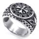 Tagor Jewelry Super Fashion 316L Stainless Steel Casting Ring PXR266\