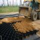 Black Green HDPE Geocell Gravel Stabilization Perforated