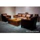 luxury antique leather sofa set furniture