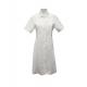 210 GSM Medical Uniform Lab Coat Polyester 65% Cotton 35% Short Sleeve Nursing