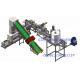 Single Stage Solid Waste Water Ring Cutting HDPE Plastic Granules Extruder Machine