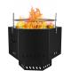 20.39 L×12.01'' H Portable Smokeless Fire Pit For Outdoor Campfire Flame