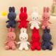 Handcrafted Soft Polyester Rabbit Stuffed Animal For Delightful Gift Customized Size