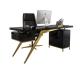 Commercial Furniture Modern Design Light Luxury Boss Desk with Baking Lacquer Process