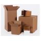 Brown Corrugated Shipping Boxes For Storage / Moving Custom Logo