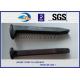 Black Oxide Customized Dog Spikes With ISO Certificate 4.6# Material
