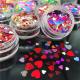 Heart Shape Valentine'S Day Nail Glitter For Nail Art Decoration Makeup Tattoo