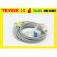 TEVEIK Factory Reusable Medical HP Round 12pin 5 leads ECG Cable For Patient