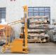Non Polluting Warehouse Forklift , 1 Ton Counterbalance Manual Hydraulic Stacker