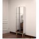 Four Layers MDF Mirror Shoe Cabinet With Legs living room furniture