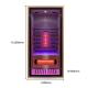 ETL One Man Indoor Small Home Sauna Room 7 Colored Starlight Infrared