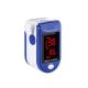 LED Fingertip Pulse Oximeter SpO2 Blood Oxygen Saturation Measurement Batteries Lanyard