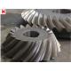 45# Steel cylindrical worm gear Bevel 2 Mold Internal Helical Gear