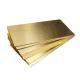 2m 3m 6m Brass Metal Sheet Good Heat Conduction