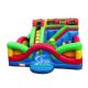 Commercial Use Outdoor Cross Rainbow Inflatable Fun City For Sale Made Of Top Quality Pvc Tarpaulin