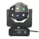 High Brightness 16x3W Voice Control RGBW LED Strobe Beam Disco Ball Laser 3-in-1 Moving Head Lights