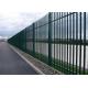 Powder Coated Euro Steel Palisade Fence For Factory