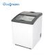 Ice Cream Display Deep Freezer Refrigerator With LED Light And Stainless Steel Inside