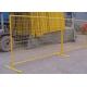 6'X9.5' Temporary Security Fence Perimeter Patrol Portable Security Fence