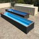 40FT Prefab Customized Size And Color Container Swimming Pool By Steel Material With Electrical And Plumping System
