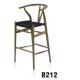America style solid wood bar chair furniture