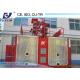 Building Construction Hoist Elevator 20m-150m Height SC200 With Rack and Mast